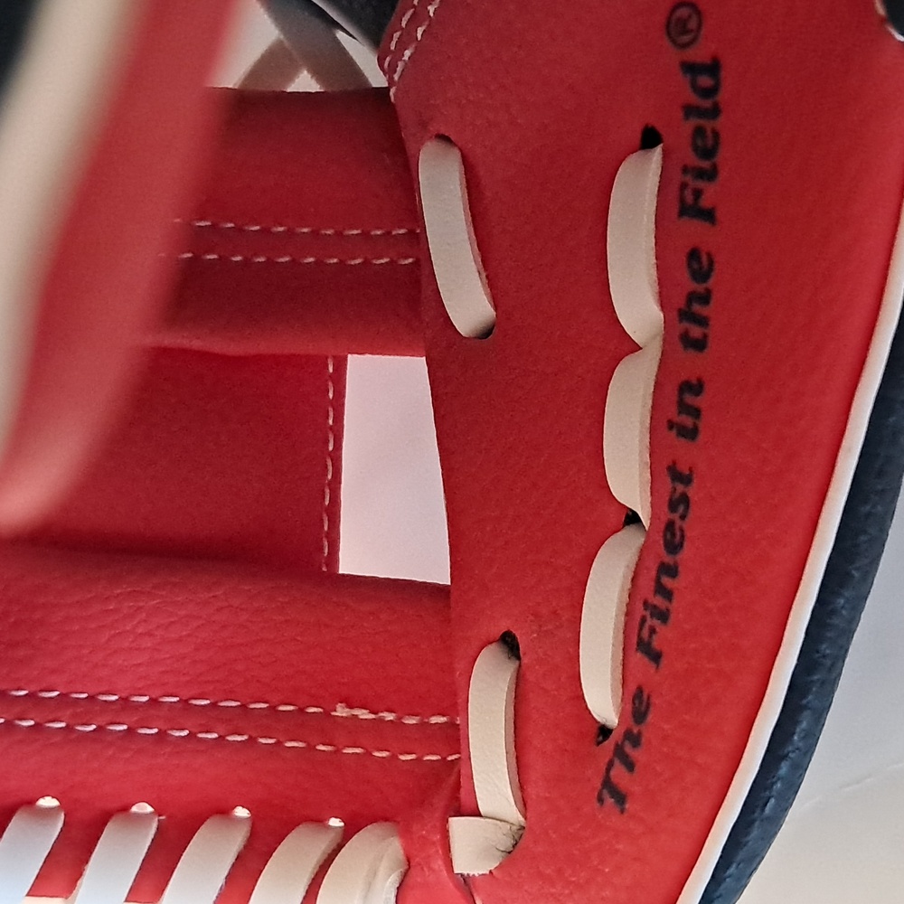 Red Sox Youth Baseball 10 Inch Mitt Boston Rawlings Red Navy White Right Hand - Picture 8 of 11